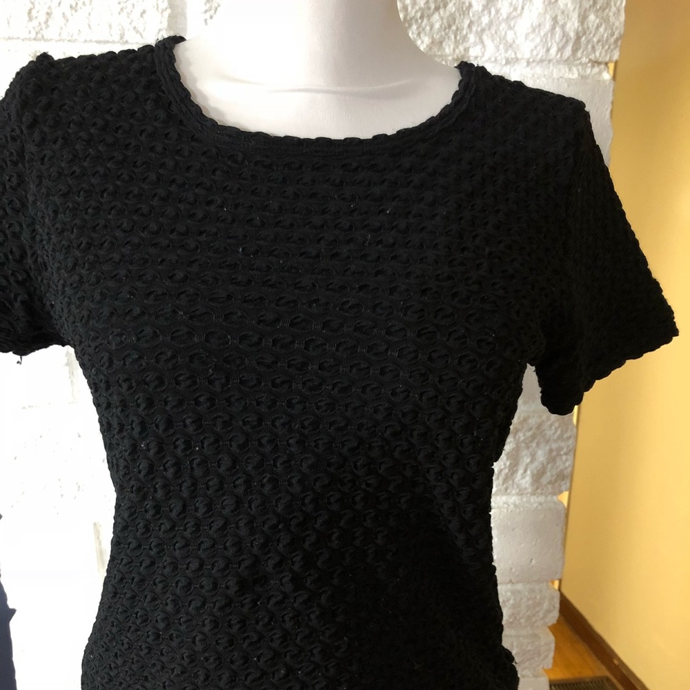 Cute black vintage crop top